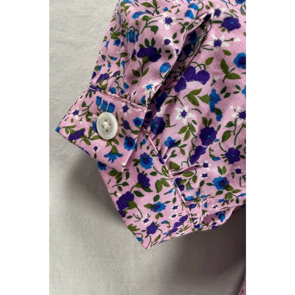 Pomander Place Quinn Dress Lilac Floral Puff Sleeve Lined XSMALL - Picture 6 of 14